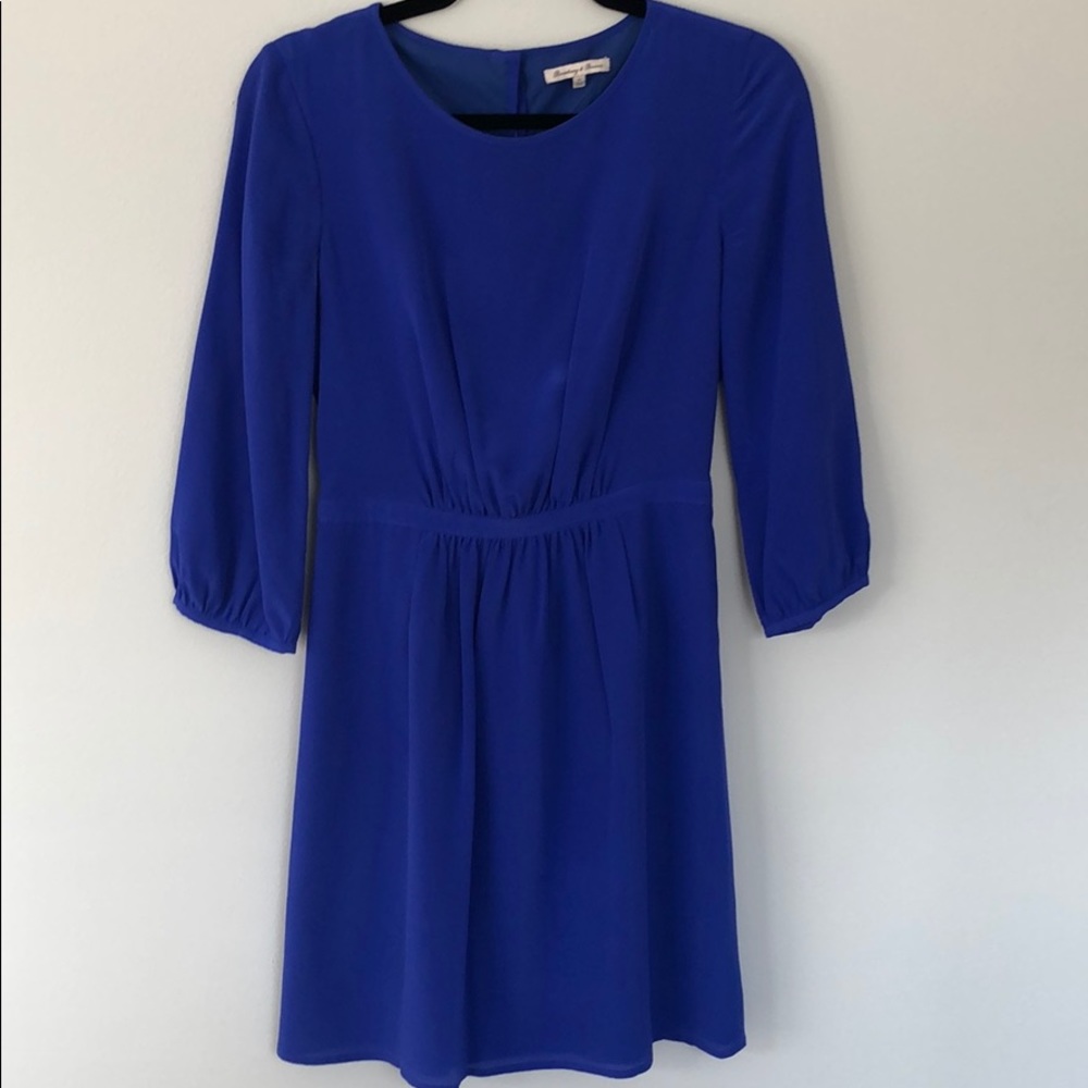 Madewell (Broadway and Broome) Blue Silk Dress